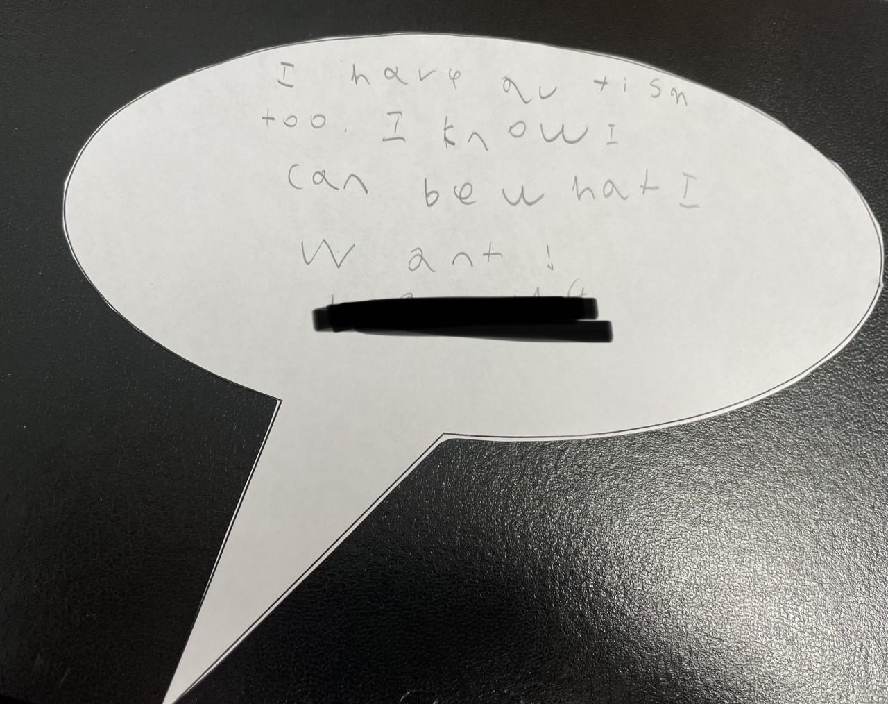Pupil voice captured following Neurodiversity week 2023